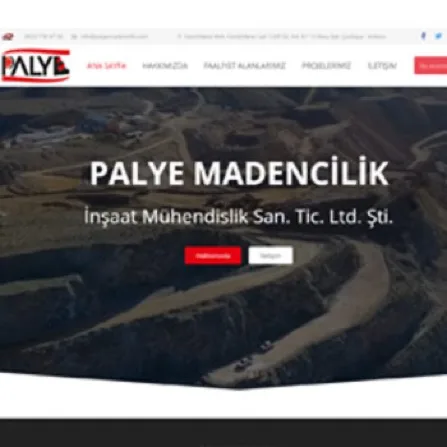 Palye Madencilik proje görseli