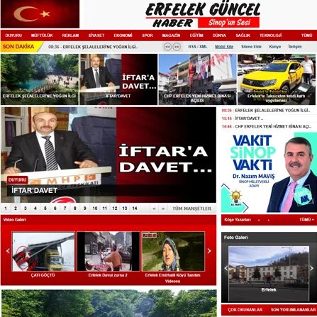 Erfelek Güncel Haber proje görseli