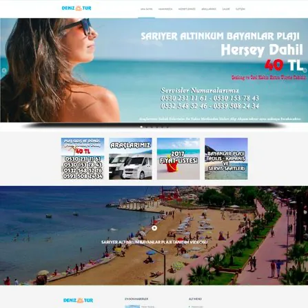Deniz Tur Bayanlar Plajı proje görseli