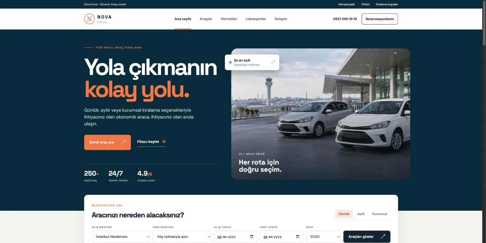 Nova Drive demo ekran görüntüsü